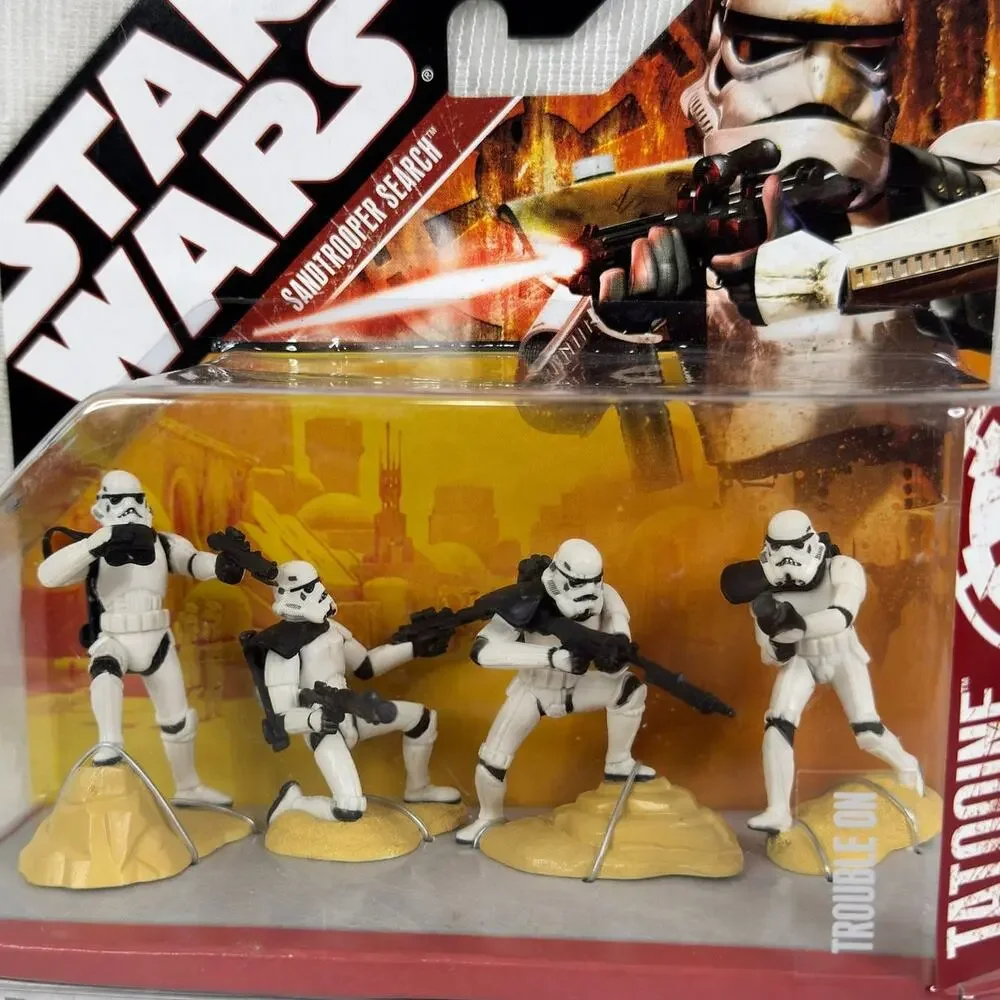 Star‎ Wars Unleashed Battle Pack Figure Sandtrooper Search Hasbro Stormtrooper